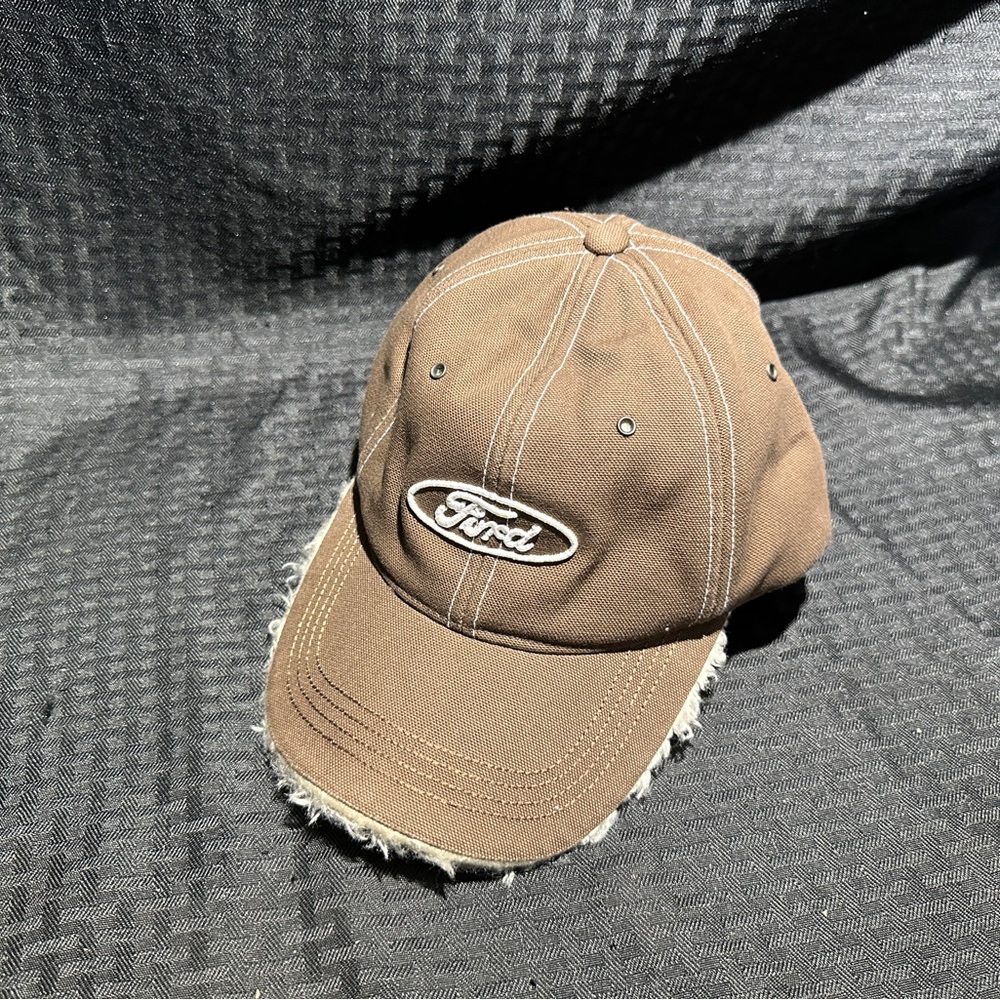 Ford Furry Lined Baseball Cap Hat H3 Headgear